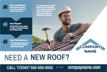 Roofing Postcard 1a 4x6