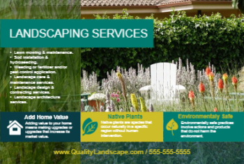 Landscaping Postcard 3b 4x6