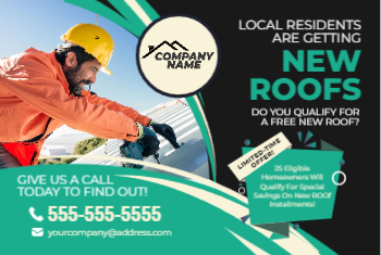 Roofing Postcard 3a 4x6