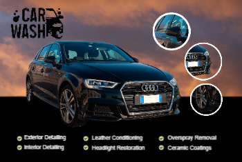 Auto Detailing & Car Wash Postcard 3a 4x6