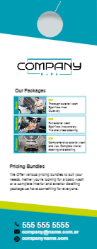Auto Detailing & Car Wash Door Hanger 4a 4.25x11