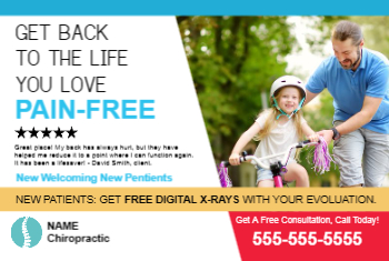 Chiropractic Postcard 1b 4x6