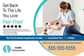 Chiropractic Postcard 2b 4x6