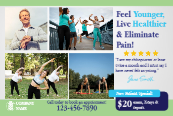 Chiropractic Postcard 5b 4x6