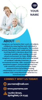 Senior Care Door Hanger 4b 3.5x8.5