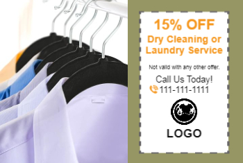 Dry Cleaning & Alterations Postcard 5b 4x6