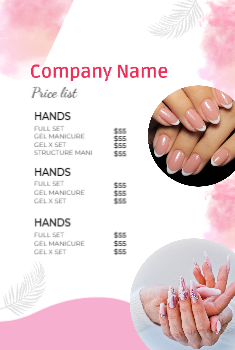 Nail Salon Postcard 2b 4x6