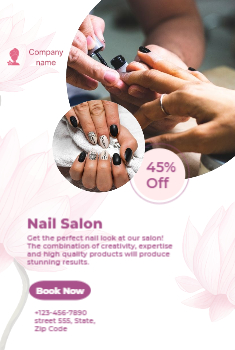 Nail Salon Postcard 3b 4x6