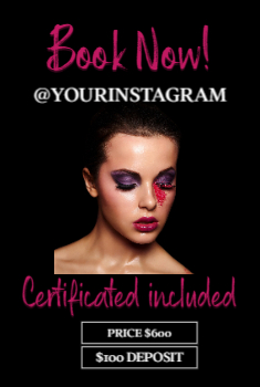 Makeup Artist Postcard 1 4x6