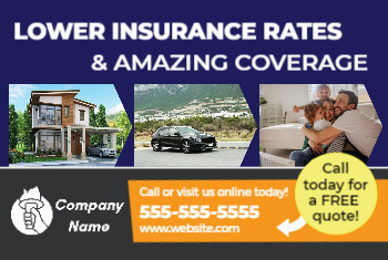 Car Insurance Postcard 3 4x6