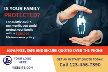 Life Insurance Postcard 1