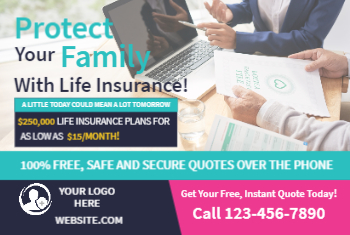 Life Insurance Postcard 2