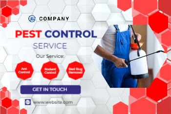 Pest Control Postcard 3 4x6