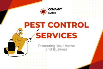 Pest Control Postcard 4 4x6