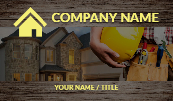 Home Remodeling Business Card 1
