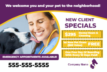 Veterinary Postcard 3 4x6