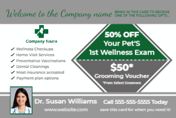 Veterinary Postcard 5 4x6