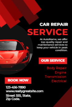 Auto Mechanic & Repair Postcard 2