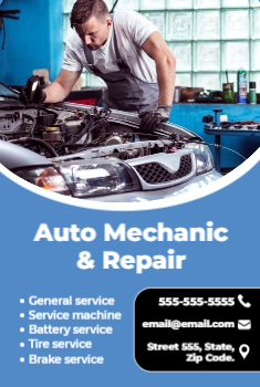 Auto Mechanic & Repair Postcard 4