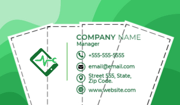 Cellular & Electronic Store Business Card 3