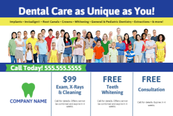 Dentist Postcard 3 4x6