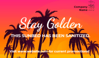 Tanning Salon Business Card 2