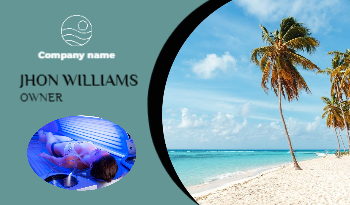 Tanning Salon Business Card 5