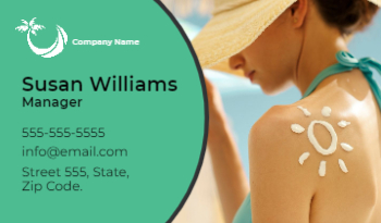 Tanning Salon Business Card 4