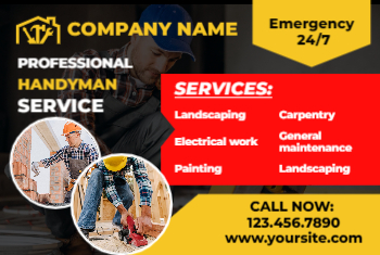 Handyman Postcard 1 4x6