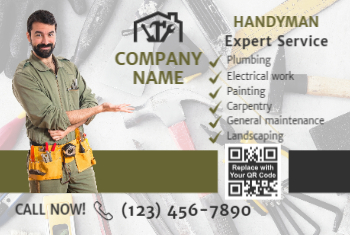 Handyman Postcard 2 4x6