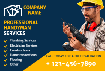 Handyman Postcard 4 4x6