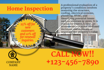 Home Inspection Postcard 5