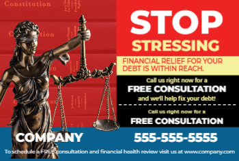 Debt Relief Postcard 5