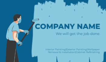 Painting Contractor Business Card 2