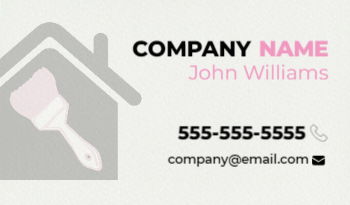 Painting Contractor Business Card 6