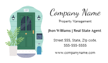 Property Management Business Card 1