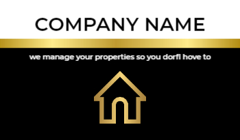 Property Management Business Card 2