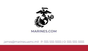 Military Business Card 5