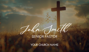 Church & Spiritual Business Card 1