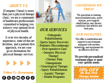 Physical Therapy Brochure  5 8.5x11
