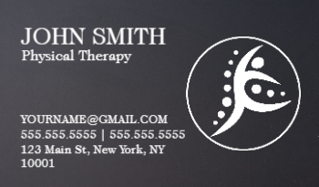 Physical Therapy Business Card 2