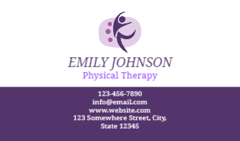 Physical Therapy Business Card 3