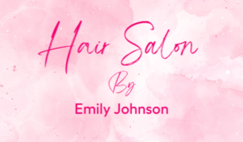Hair Salon Business Card 1