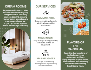 Travel & Hospitality Brochure  5 8.5x11
