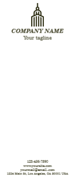 Travel & Hospitality Notepads 1 8x3