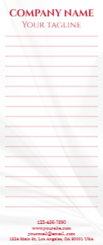 Travel & Hospitality Notepads 3 8x3