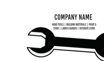 Hardware Store Business Card 3