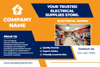 Electrical Supply Postcard 1