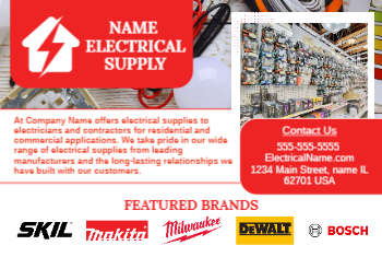 Electrical Supplies Postcard 2