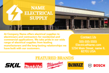Electrical Supplies Postcard 4
